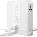 Step Up Transformer 110v to 220v, Heavy Duty 2000w Power Transformer, Step Up Voltage Converter with 2 Outlets for 220V Asia Europe Appliance Use in US, Pearl White