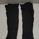 Doc Miller Open Toe Compression Socks, 20-30 mmHg, Toeless Compression Sleeves for Legs, Knee High Stockings for Shin Splints, Varicose Veins, Travel, Calf Support & Muscle Recovery, Men & Women, Pair, XXL