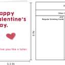 2 x Funny Adult Valentine's Day Card for Men, Naughty Valentines Day Card Husband Boyfriend Fiance, Happy Valentine's Day Card&Gift From Wife Girlfrend Partner, Sexy Dirty Valentine Cards for Men Him (#4)