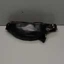 Vintage Genuine Leather Fanny Pack Small Waist Bag Travel Sling Pouch with Adjustable Leather Belt Black