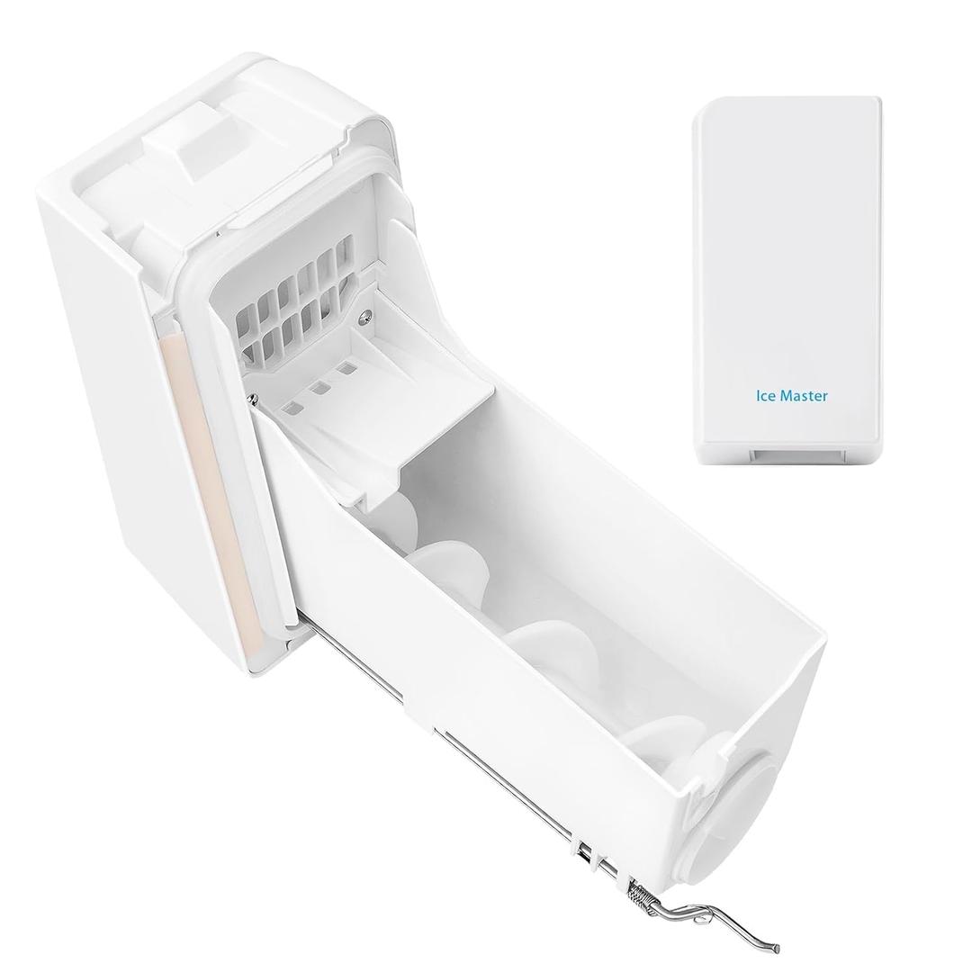 Upgraded DA97-14504C Refrigerator Ice Bucket Replacement for Samsung Refrigerator Ice Maker Replacement Ice Container Ice Tray Assembly RF23J9011SR, RF23HTEDBSR, RF22KREDBSR Ice Bin