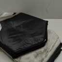 Rest-Eazzzy Cat House for Outdoor Cats, Weatherproof and Insulated Feral Cat House with Mat and Clip, Easy to Put Together, Selfwarming Cat Shelter for Winter, Never Blow Away (Black, House X 2)