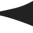 Neween Shade Sail, 6'7''x 6'7''x 6'7'' Sun Shade Sail Triangle Waterproof for Patio Yard Deck Pergola Outdoor Sun Sail Shade 98% UV Block Sunshade Black Color