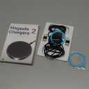 JSAUX Magnetic Wireless Charger Compatible with MagSafe Charger/iPhone 16/16 Pro/16 Plus/16 Pro Max/iPhone 15 Pro Max Plus/iPhone 14 13 12 Series, Wireless Mag Safe Charging Pad, Mag Charger (Black)