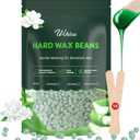Hair Removal Wax, 2lb Wax Beads for Sensitive Skin, With Pure Aloe Vera, For Face, Eyebrow, Leg, Bikini, Brazilian Waxing, Coarse Body Hair Specific