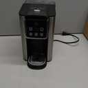 Hot & Iced Coffee Maker with Bold Setting, Single Cup Coffee Machine for K Cup Pods & Grounds, Compact for Home Office Dorm RV, 5 Cup Sizes, 50oz Tank, Fits Travel Mugs, Black