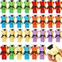 Sotiff 24 Pcs Mini Graduation Bear Plush Gift Stuffed Animal with Cap Gift for Her, for Him, Class of 2026 Graduation Present for College High School for DIY Keychain Xmas Decorations(Multicolor)