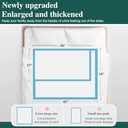 Tear-Resistant Incontinence Bed Pads 40'' x 36'' (50 Count ) with 130 Gram Heavy Duty Disposable Underpads Chucks Pads for Adults, Kids & Elderly | Protection Pads for Bed, Sofa, and Chair (40"x36"- 50 Count (Tear-resistant))