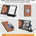 CoBak Case with Stand for Kindle Paperwhite 12th Gen 2024 Released (7") & Kindle Colorsoft Signature Edition - Durable PU Leather Cover with Auto Sleep Wake, Card Slot, Hand Strap Feature
