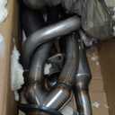 Universal Catalytic Converter - 2"/2 Inch Inlet/Outlet, Stainless Steel, High Flow with O2 Port, Universal Fit (EPA Compliant)
