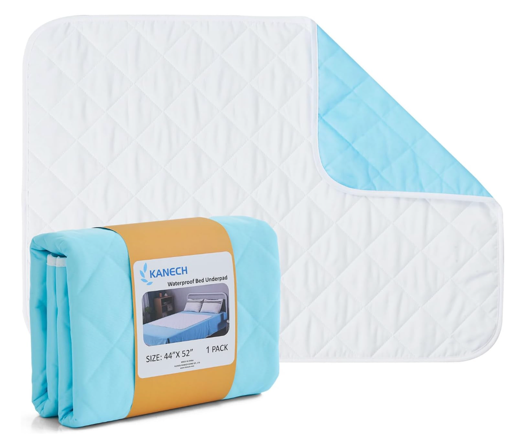 60x80 Bed Pads Washable Waterproof , 1 Pack, Incontinence Bed Pads