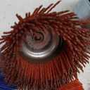 Rocaris 9 Pack Nylon Filament Abrasive Wire Brush Wheel & Cup Brush Set with 1/4 Inch Hex Shank, for Removal of Rust/Corrosion/Paint - 80 Grit, 120 Grit, 240 Grit