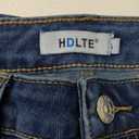 HDLTE Baggy Wide Leg Jeans for Women High Waisted Trendy Flare Jeans Boyfriend Denim Pants with Patch Pockets Blue S