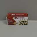 Clear Warm White Christmas Tree Lights - 6.3 ft String of 35 Incandescent Mini Bulbs Multifunctional Lighting Modes, for Decorative, Bedroom, Outdoor, Xmas Twinkle Lights with Green Wire Total 6.6 ft