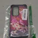 Hocase for Galaxy S25 Ultra Case, Shockproof Heavy Duty Hard Plastic+Soft Silicone Rubber Bumper Hybrid Dual-Layer Protective Case for Samsung Galaxy S25 Ultra 6.9" 2025 - Royal Purple Flowers