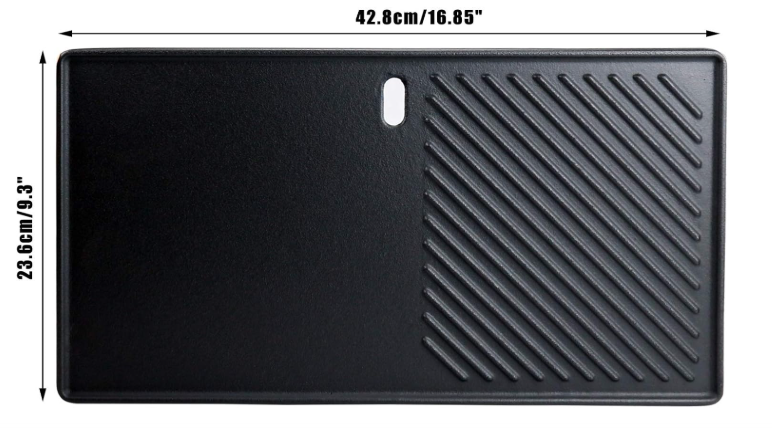 Uniflasy Cooking Grid Grates and Griddle for Charbroil 463230515 463240115 463239915 463226515 463436215 466235816 for Char-Broil 5 6 Burner Gas Grill