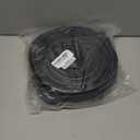 16.5 FT Garage Door Bottom Seal Rubber 0.19" P Bulb Bottom Garage Weather Stripping for Single Channel, Flexible Weatherproof Replacement Strip Seal Fits 16.5FT Wide, Black