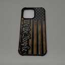 DAIZAG Compatible with iPhone 16 Pro Max Case,All-Round Protection Shockproof Anti-Scratches TPU Cover,Cases for Man Woman-We The People USA Flag Wood Grain American Flag