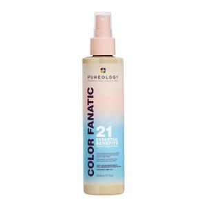 Pureology Color Fanatic Multi-Tasking Leave-In Spray, 21 Benefits for All Hair Types, Heat Protection, Detangling & Frizz Control, Infused with Coconut & Camellia Oils, Color Safe, Vegan, 6.7 Fl Oz