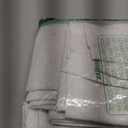 LAMIT Short Kitchen Linen Curtains 40 Inch Length 2 Panels, Light Filtering Panels Rod Pocket Neutral Privacy Small Window Drapes for Kitchen Window Over Sink/Basement, 42 x 40 Inch, Natural Ivory