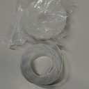 33.5 Ft Weather Stripping Door Seal Strip, Silicone Tape for Draft Stopper, Self Adhesive Shower Door Bottom Seal and Insulation Strip for Door Frame, Windows and Glass Gaps (Transparent, 25+35mm)