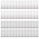 JRready ST6295 Deutsch Solid Contact, Deutsch Solid Pin Size 20, Closed Barrel Contacts Kit, Solid Contacts for DTM Connectors,16-22AWG,7.5A,Purple Stripe,50 Pairs