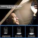 CAMULAND Mini Air Pump with Magnetic Design Camping Lantern Electric Pump for Inflatables with 1400mAh Battery Rechargeable for Air Mattress, Pool Floats,Vacuum Storage Bag