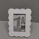 Mud Pie Scalloped Lacquer Frames, Small, 8.5" x 6.5"
