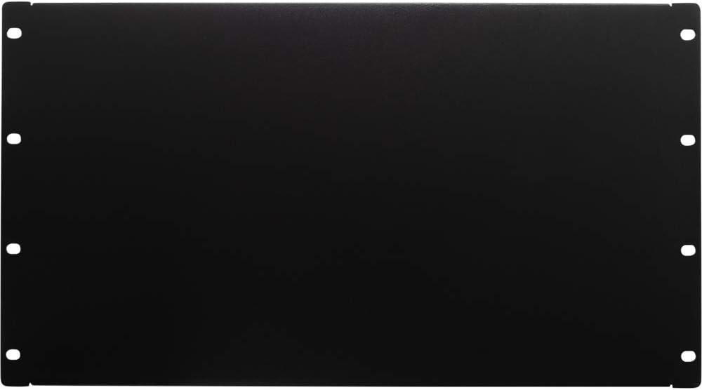 Navepoint 6U Blank Rack Mount Panel Spacer for 19-Inch Server Network Rack Enclosure Or Cabinet Black