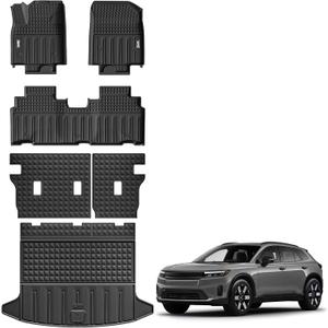 Floor Mats & Cargo Liner for 2024 2025 2026 Honda Prologue & Chevrolet Blazer EV, All Weather Protection Car Mats with Backrest Mat, Back Seat Cover Protector for 2025 Prologue Accessories, Black