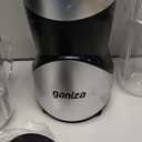 Ganiza Smoothie Blender, 900W Blenders for Shakes and Smoothies, 15-Piece Personal Blender and Grinder Combo for Kitchen, Smoothies Maker with 4 BPA-Free Portable Cup, Nutritious Recipe (Black)