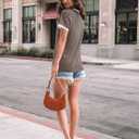 AUTOMET Womens Shirts Short Sleeve Tops Business Casual Tee Spring Summer Clothes Trendy Fashion Dressy Blouses Outfits 2026 (S)