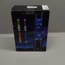 17-Color Changing Liquid Motion Lamp with Remote & Auto Shut-off, Soothing Mood Lamp for Bedroom, Office & Home Decor, 15.5 Inch Large LED Night Light, Unique Gift for Kids,Valentines, Teens & Adults (Jet Black)