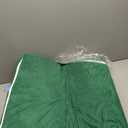 22 inches Floor Pillow for Adults - Large Meditation Cushion with Thick Foam - Premium Outdoor Square Floor Cushion Seat - Yoga Pillow for Sitting On Floor - Green