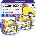 LC3019XXL Compatible Ink Cartridge Replacement for Brother LC3019 LC3019XXL LC3017 Work with Brother MFC-J5330DW MFC-J6930DW MFC-J6530DW MFC-J5335DW MFC-J6730DW Printer (2C,2M,2Y,6-Pack)