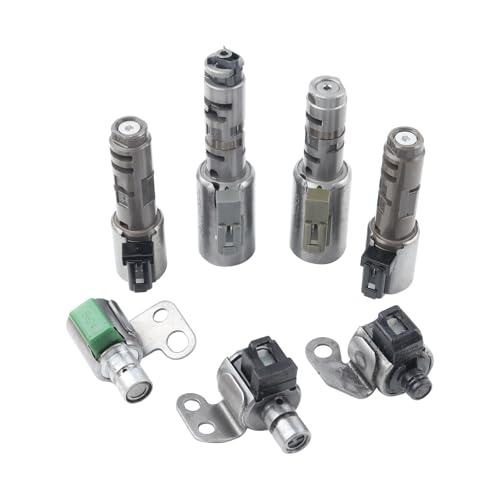 SAOKNCE 7Pcs 5-Speed Transmission Solenoid Kit Compatible with Lexus LX470 GS470 Toyota 4Runner Land Cruiser Tundra Hilux Sequoia Suzuki Escudo Replace# A750E A750F A750
