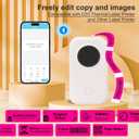 4 x PARLAIM 14 X 40mm (0.55"x1.57") Tear-Resistant Thermal Label, 4 Rolls 640pcs OEM Label Tape Replacement Compatible with D30 Label Maker Perfect for Home/Office/School, Fluorescent Pink