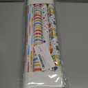 woric Birthday Wrapping Paper Rolls Colorful Gift Wrapping Paper with Happy Birthday Lettering Candles Polka Dots Stripes Design for Boys Party Baby Shower - 4 Rolls - 17 in x 120 in(10ft) Per Roll