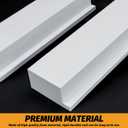 LBG Products Foam Block for U-Shape Window AC Units, 2 Pack with Weather Seal Strip, Prevents Cold Air Leakage, Compatible with Midea, Winter/Summer