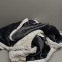 Heated Blanket Electric Blanket Full Size 72''x84'' with 9 Heating Levels, 1-10 Hour Auto Shut Off, Machine Washable, Flannel & Sherpa Soft Warming Blanket for Couch, Bed, Office - Dark Grey