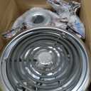 GE Drip Pans and Stove Burner Element Unit Set, Perfectly Fit WB30M1 & WB30M2 -Replacement for GE Hotpoint Stove Top
