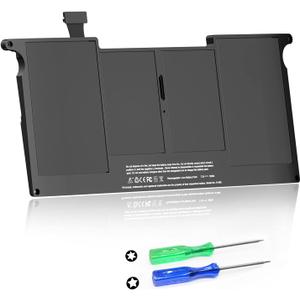 A1406 A1465 Battery, Replacement Battery for MacBook Air 11 inch (2012-2015 A1465) and (Mid 2011 A1370) - A1406 A1495 Battery for 11-inch MacBook Air [7.3V/35W/4790mAh]