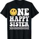 One Happy Dude Sister 1st Birthday Family Matching T-Shirt