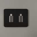 Syntech USB C to USB Adapter Pack of 2, USB 3.0 Female to Thunderbolt 4/3 Adapter Compatible with MacBook Pro Air 2024, Surface, iPad, iPhone, Galaxy Notebook, XPS and More Type C Devices, Space Grey