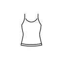Women's Ribbed Performance Sports Bra, Size XS-S