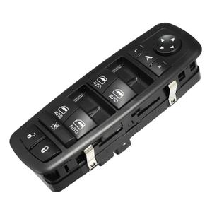 ACROPIX Front Left Driver Side Master Power Window Switch Fit for Chrysler Pacifica Voyager No.68234094AD/68234094AC - Pack of 1 Black