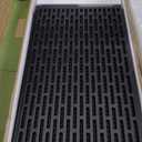 Patiowell 8x10 FT Plastic Shed Outdoor Storage Shed with Floor, Resin Garden Tool Shed Lockable Door & Two Windows for Patio, Backyard, Bike & Organizer, Beige