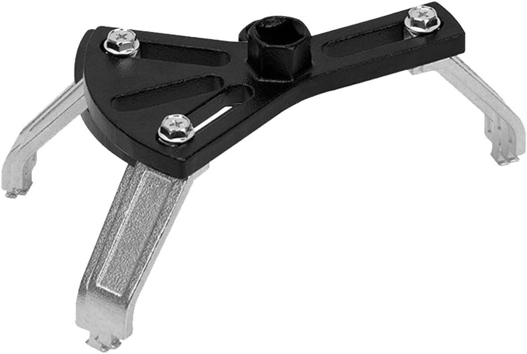 YoRise Car Fuel Pump Removal Tool, Adjustable Auto Fuel Lid Tank Cover Collar Ring Install Spanner with 3 Arms, 5.2'' to 7.17'' Vehicle Lock Ring Repair Tool Kit with 1/2'' Ratchet Drive(Universal)