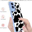 Hungo Compatible for Samsung Galaxy S25 Edge Case for Women Girls Design Cute, Girly for Women Girls Skin Cow Print