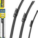 5 PLUS Silicone Windshield Wipers Replacement for 2018-2024 VW Volkswagen Atlas Wiper Blades(Set of 3),Automotive Replacement Windshield Wiper Blades For My Car-26"/22"/11" (26"+22"+RB282(NARROW PTB))